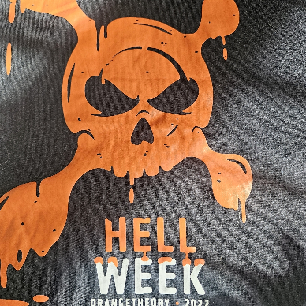 Orangetheory Black Tee with Logo
